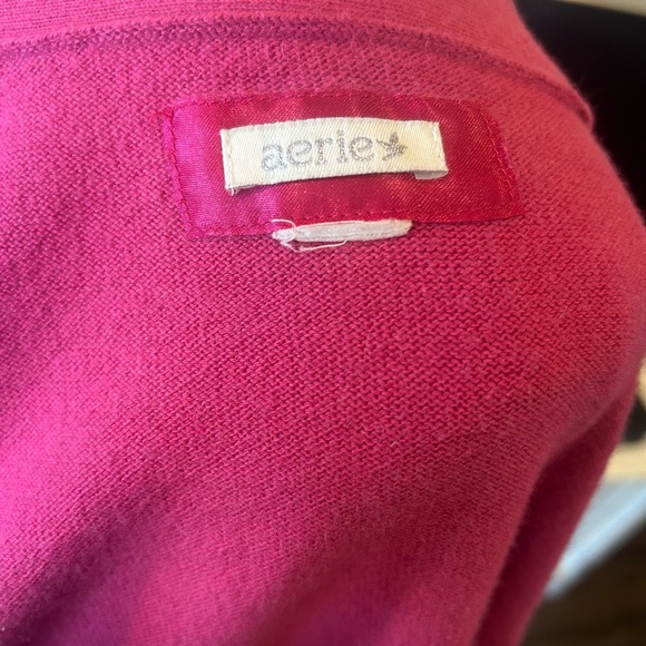 Pink aerie babydoll cardigan - Picture 6 of 6